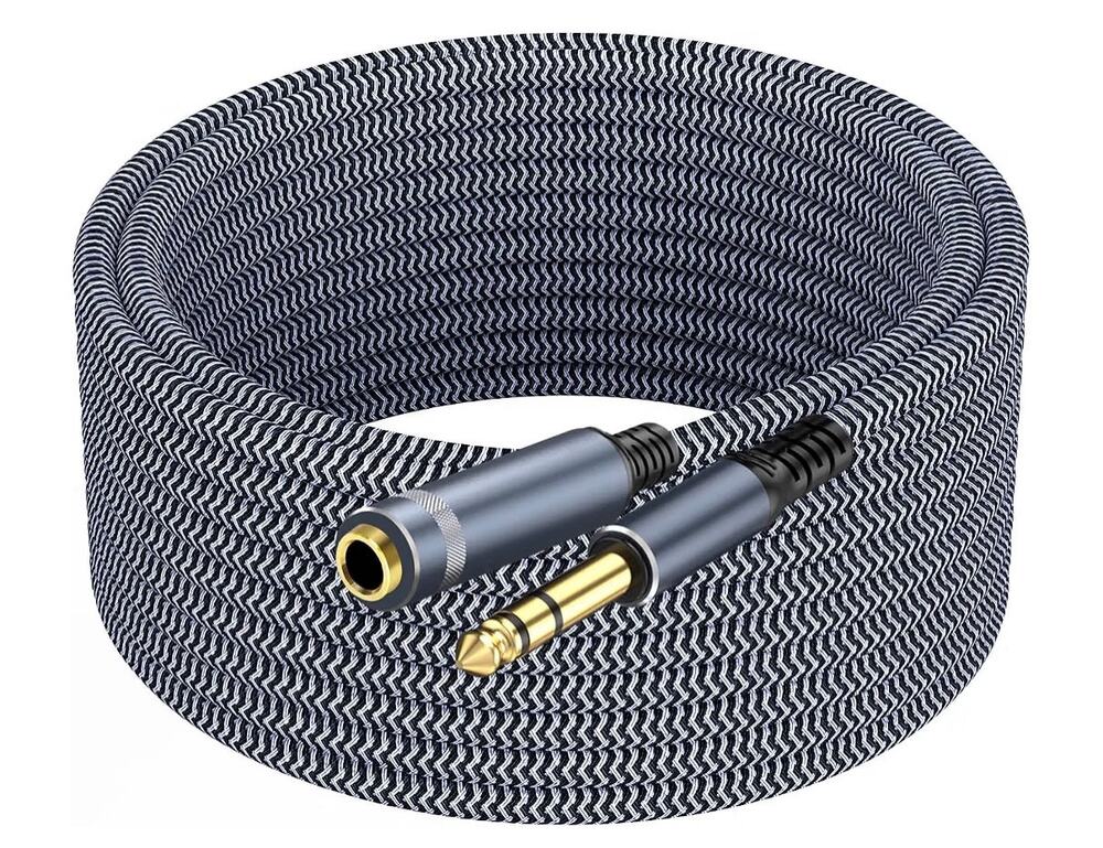 1/4 inch Extension Cable 15ft, 1/4" inch Male to Female Stereo  Cable - BB7